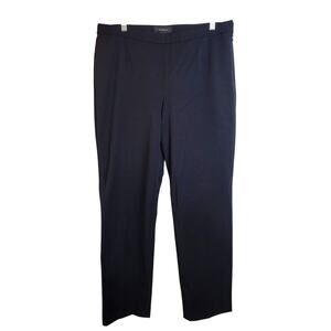 Talbots Black Straight Leg Work Career Casual‎ Trouser Pants Women's Size 12